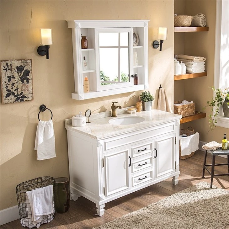 American Bathroom Vanity With Metal Handle